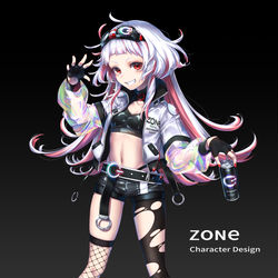 This is a pixiv picture whose title is ZONe擬人化イラストコンテスト.