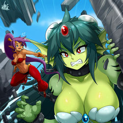This is a pixiv picture whose title is Giga Mermaid / ギガマーメイド.