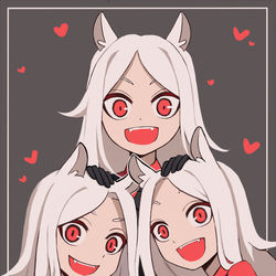This is a pixiv picture whose title is Cerberus.