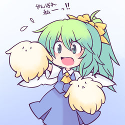 This is a pixiv picture whose title is 東方人気投票支援.