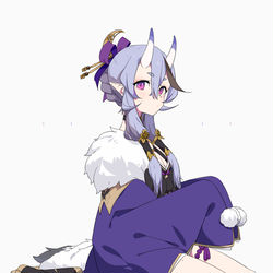 This is a pixiv picture whose title is 竜胆尊.