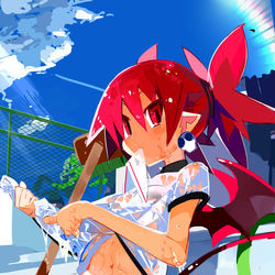 This is a pixiv picture whose title is 体操服エトナ様.
