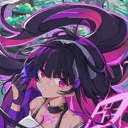 This is a pixiv picture whose title is 当雷鸣划破长空.