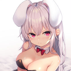This is a pixiv picture whose title is バニんげ.