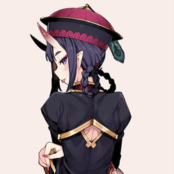 This is a pixiv picture whose title is お尻童子.