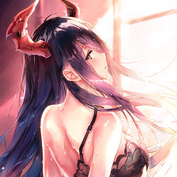 This is a pixiv picture whose title is ボウヤ、後ろの紐、手伝ってもらえる？.