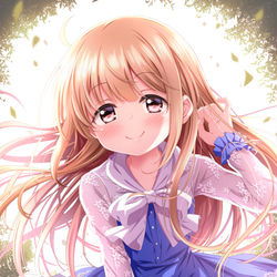 This is a pixiv picture whose title is 杏が髪をほどいたら.