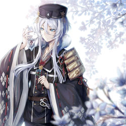 This is a pixiv picture whose title is 白山吉光.