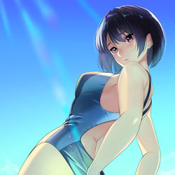 This is a pixiv picture whose title is 水着.