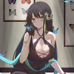 This is a pixiv picture whose title is M4A1.