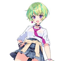 This is a pixiv picture whose title is 服部ユウ（ギャルVer.）.