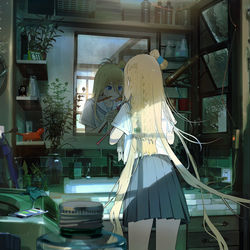 This is a pixiv picture whose title is 遅刻魔女.