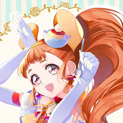 This is a pixiv picture whose title is プリンの日のキュアカスタード.