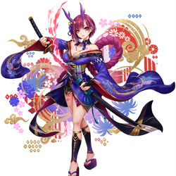 This is a pixiv picture whose title is 『斬鬼のネル』.