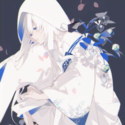This is a pixiv picture whose title is 琉璃櫻.