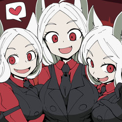 This is a pixiv picture whose title is helltakerのkerberosちゃん.