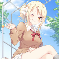 This is a pixiv picture whose title is 愛さん.