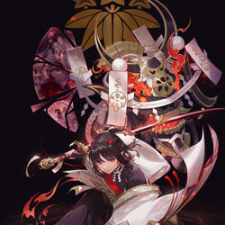 This is a pixiv picture whose title is 天剑韧心鬼切.