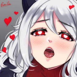 This is a pixiv picture whose title is Modeus Helltaker.
