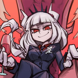 This is a pixiv picture whose title is the CEO of Hell.