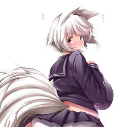 This is a pixiv picture whose title is セーラー服椛ちゃん.