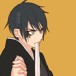 This is a pixiv picture whose title is デュースくんと和装.
