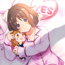 This is a pixiv picture whose title is skeb依頼パジャマ未来さん.