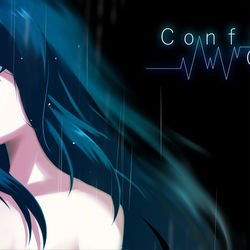 This is a pixiv picture whose title is 同人ゲーム「コンフリクトガール」制作中.