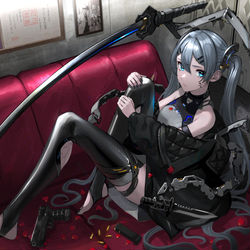 This is a pixiv picture whose title is 拒絶.