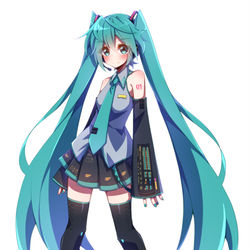 This is a pixiv picture whose title is MIKU.