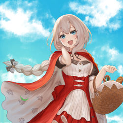 This is a pixiv picture whose title is 赤ずきんマリー.