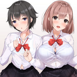 This is a pixiv picture whose title is この中に一人、男がいる.