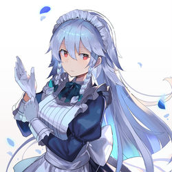 This is a pixiv picture whose title is 咲夜.