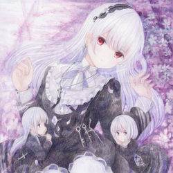 This is a pixiv picture whose title is 棺姫.