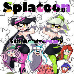 This is a pixiv picture whose title is 5周年.