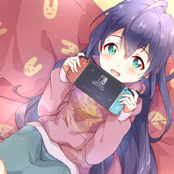 This is a pixiv picture whose title is 杏奈とも、遊んでくれます、か……？.