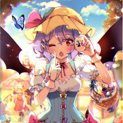 This is a pixiv picture whose title is イースターエッグレミリアちゃん.