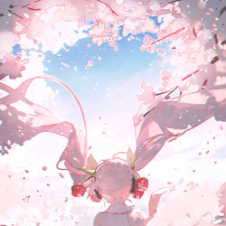 This is a pixiv picture whose title is 桜.