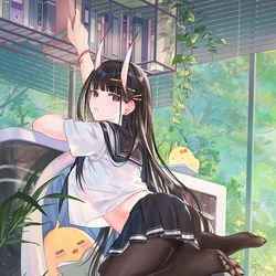 This is a pixiv picture whose title is Reading.