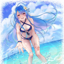 This is a pixiv picture whose title is 妄想水着ヘレナちゃん２💙.