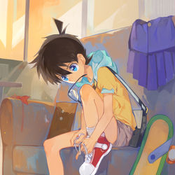 This is a pixiv picture whose title is 案件調査.