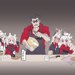 This is a pixiv picture whose title is The Last Pancake.