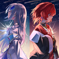 This is a pixiv picture whose title is 想いを星にのせて。.
