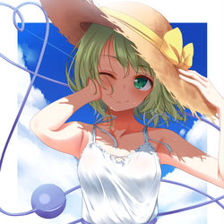 This is a pixiv picture whose title is 白ワンピこいしちゃん.