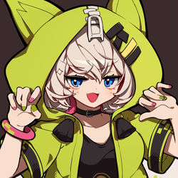 This is a pixiv picture whose title is 猫咪.