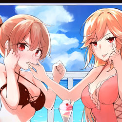 This is a pixiv picture whose title is リシュリュー×ジャンバール.