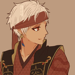 This is a pixiv picture whose title is カリムさんと和装.