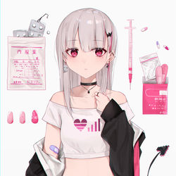 This is a pixiv picture whose title is メンヘラちゃん.