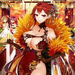 This is a pixiv picture whose title is 【戦国武将姫MURAMASA】馬場信春.
