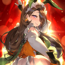 This is a pixiv picture whose title is バニー武闘家さん.